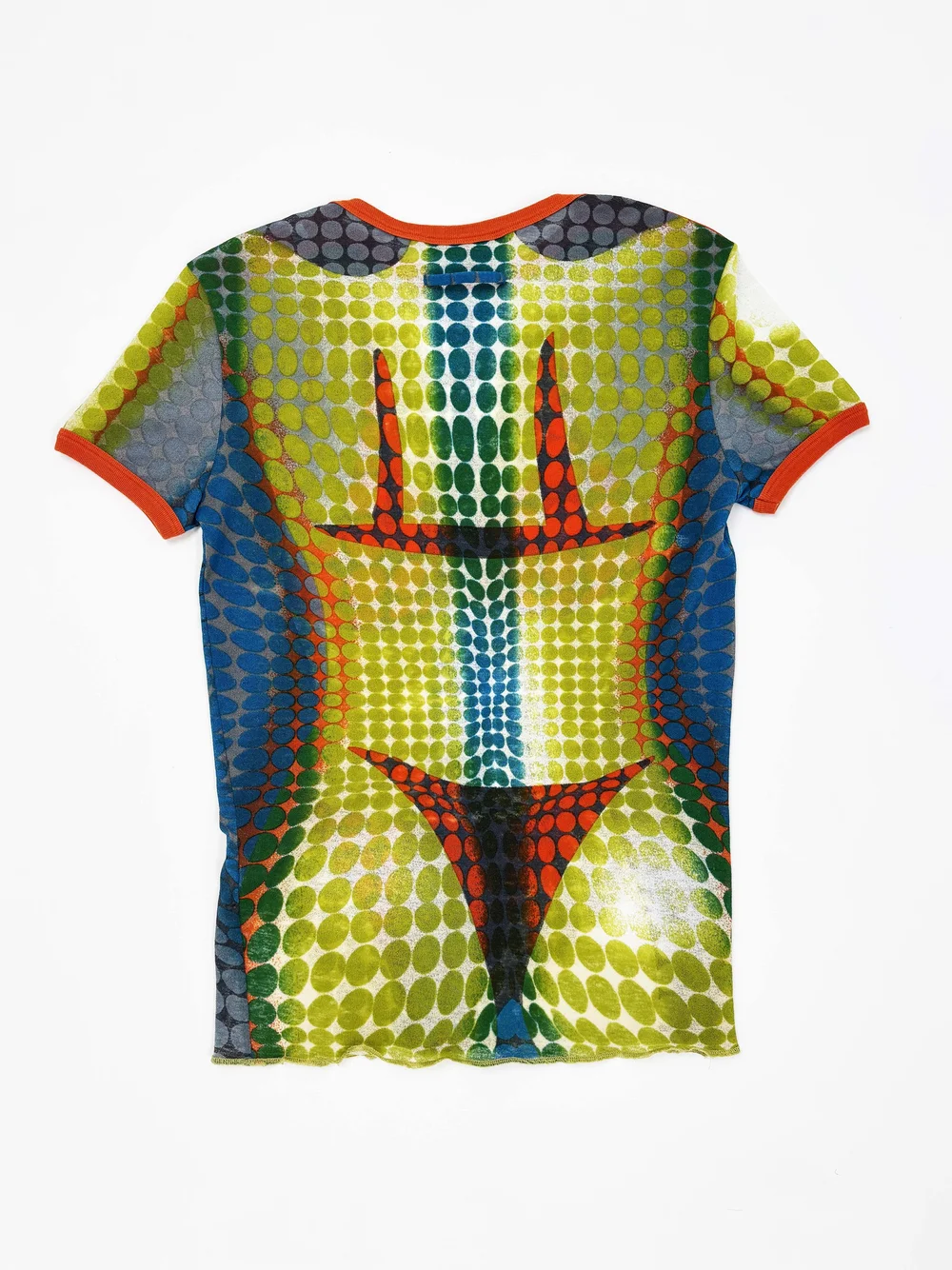 Jean-Paul GAULTIER アニマル柄　ノースリーブ 90s Jean Paul Gaultier Shorts With Mystical Dragon Jacquard Print